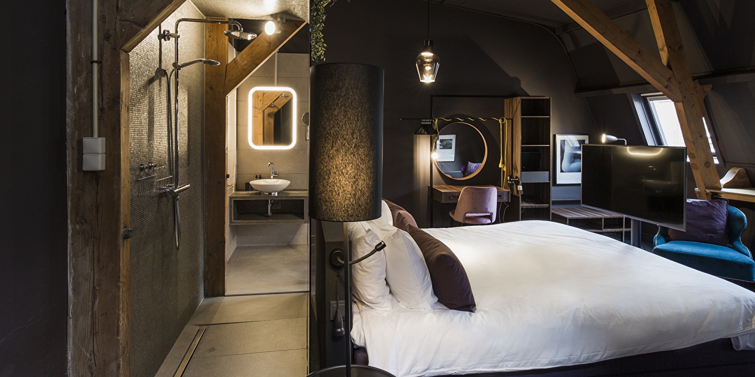 dubbele Voorkeursbehandeling Grap Kamers en Suites | Boutique Hotel STAATS Haarlem